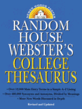 Random House Websters College Thesaurus