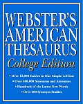 Websters American Thesaurus College Edition