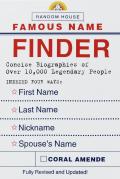 Random House Famous Name Finder