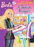 I Can Be a Fashion Designer Barbie Coloring Book