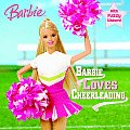 Barbie Loves Cheerleading With Fuzzy Stickers