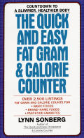 Quick & Easy Fat Gram & Calorie Counter