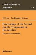 Proceedings of the Second Seattle Symposium in Biostatistics: Analysis of Correlated Data