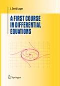 First Course In Differential Equations