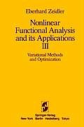 Nonlinear Functional Analysis and Its Applications: III: Variational Methods and Optimization
