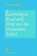 Learning to Read and Write in One Elementary School