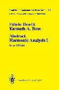 Abstract Harmonic Analysis: Volume I: Structure of Topological Groups Integration Theory Group Representations