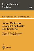 Athens Conference on Applied Probability and Time Series Analysis: Volume II: Time Series Analysis in Memory of E.J. Hannan