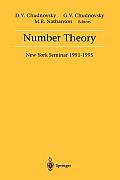 Number Theory: New York Seminar 1991-1995