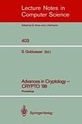 Advances in Cryptology - Crypto '88: Proceedings