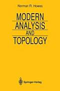 Modern Analysis & Topology
