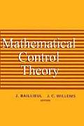 Mathematical Control Theory