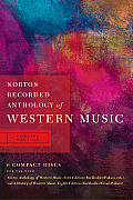 Norton Recorded Anthology of Western Music 6 Compact Discs