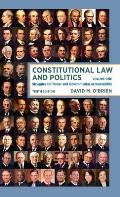Constitutional Law & Politics Struggles For Power & Governmental Accountability