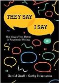 They Say I Say The Moves That Matter In Academic Writing 4th Edition