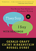 They Say I Say With Readings 2nd Edition The Moves That Matter in Academic Writing
