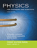 Physics For Engineers & Scientists Third Edition Student Solutions Manual Volume 1 Chapters 1 21