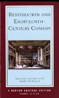 Restoration & 18th Century Comedy 2nd Edition