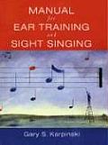 Manual For Ear Training & Sight Singing