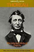 Selected Works Of Thoreau