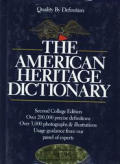 American Heritage Dictionary 2nd Edition College