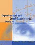 Experimental & Quasi Experimental Designs for Generalized Causal Inference