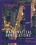 Mathematical Applications For Management Life & Social Sciences 6th Edition