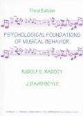 Psychological Foundations Of Musical Beh