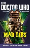 Doctor Who Mad Libs: Villains & Monsters