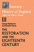 The Literary History of England: Vol 3: The Restoration and Eighteenth Century (1660-1789)