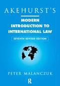 Akehursts Modern Introduction to International Law 7th Edition