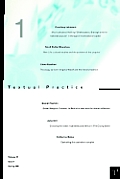 Textual Practice: Volume 9 Issue 1