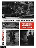 Finance Against Poverty: Volume 1