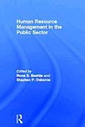 Human Resource Management in the Public Sector