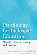 Psychology for Inclusive Education: New Directions in Theory and Practice
