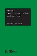 Ibss: Anthropology: 2008 Vol.54: International Bibliography of the Social Sciences