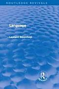 Language (Routledge Revivals)