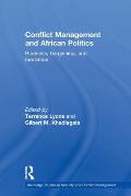 Conflict Management and African Politics: Ripeness, Bargaining, and Mediation