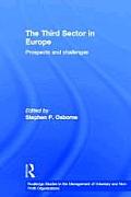 The Third Sector in Europe: Prospects and challenges