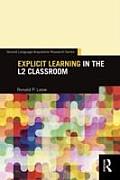 Explicit Learning in the L2 Classroom: A Student-Centered Approach