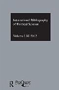 Ibss: Political Science: 2012 Vol.61: International Bibliography of the Social Sciences