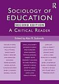 Sociology of Education A Critical Reader