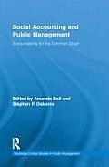 Social Accounting and Public Management: Accountability for the Common Good
