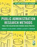 Public Administration Research Methods: Tools for Evaluation and Evidence-Based Practice