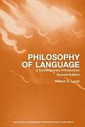 Philosophy Of Language A Contemporary Introduction
