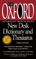 Oxford New Desk Dictionary & Thesaurus 3rd Edition
