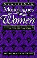 Classical Monologues For Women