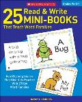 25 Read & Write Mini Books That Teach Word Families