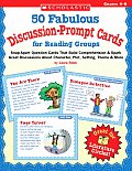 50 Fabulous Discussion Prompt Cards for Reading Groups Snap Apart Question Cards That Build Comprehension & Spark Great Discussions about Character