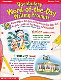 Vocabulary Word Of The Day Writing Prompts